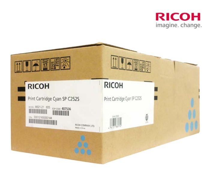 ตลับหมึก Ricoh 407536 Toner รุ่น C252S Original ของแท้ 100% คุณภาพดี