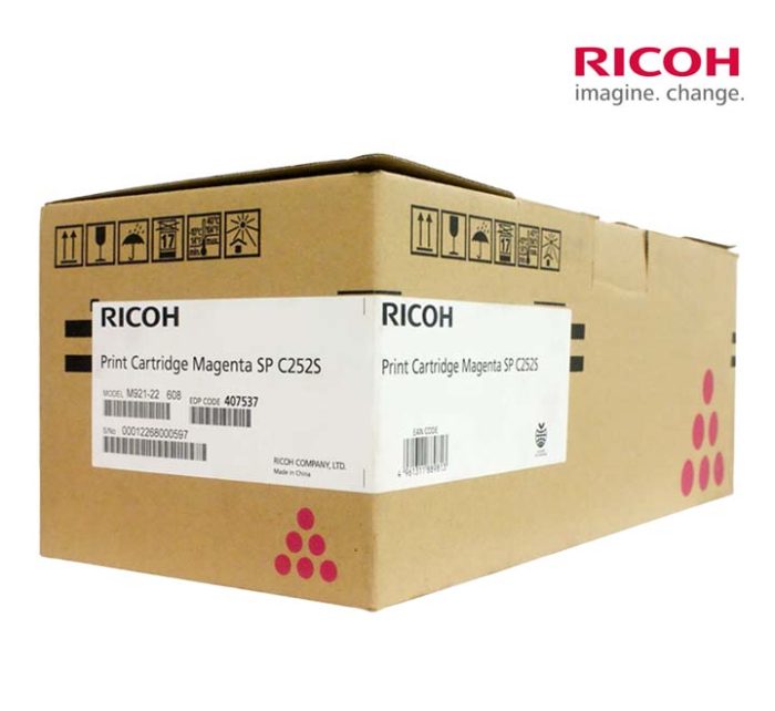 ตลับหมึก Ricoh 407537 Toner รุ่น C252S Original ของแท้ 100% คุณภาพดี
