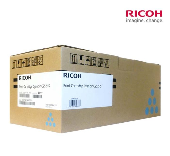 ตลับหมึก Ricoh 407721 Toner รุ่น C252HS Original ของแท้ 100% คุณภาพดี