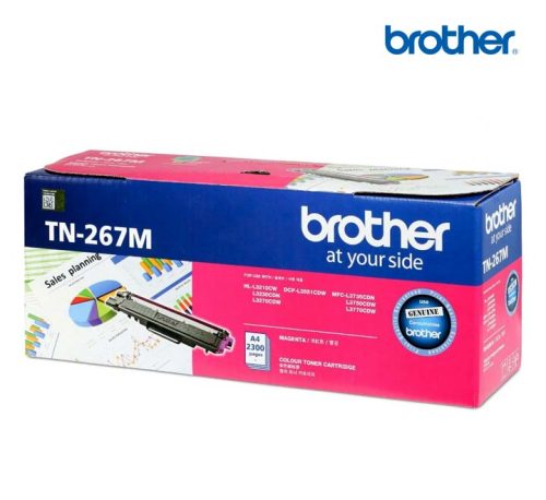 ตลับหมึก Brother TN 267M Toner Original ของแท้ รับประกันผ่านศูนย์บราเดอร์