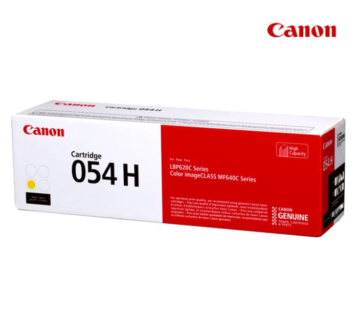 ตลับหมึก Canon CRG 054H Toner Original สีเหลือง ของแท้ 100% คุณภาพดี
